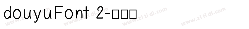douyuFont 2字体转换